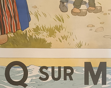 gros plan: affiche du Coq sur Mer (vers 1900)