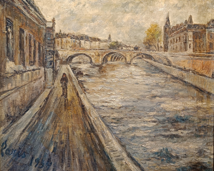 Henri-Victor Wolvens (1896-1977): Pont-Neuf à Paris / dimensions: 53x60 / catégorie de prix: €€€