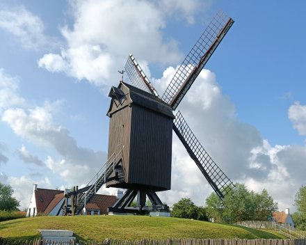 Kalfmolen aan de Graaf Jansdijk in Knokke