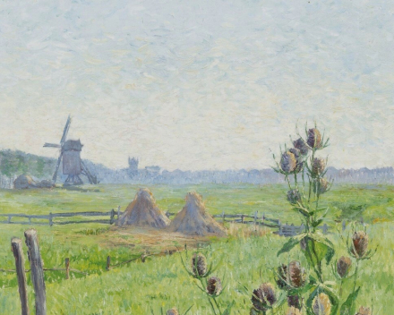 Juliette Wytsman: polders du Zwin (détail)