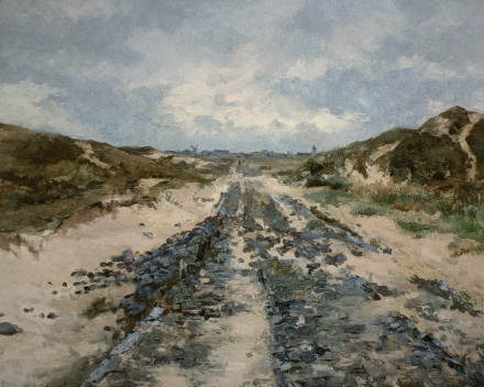 Zo zag de Lippenslaan er in 1883 uit (Willy Schlobach - 'De Zeeweg' / Gemeentelijk patrimonium Knokke-Heist)